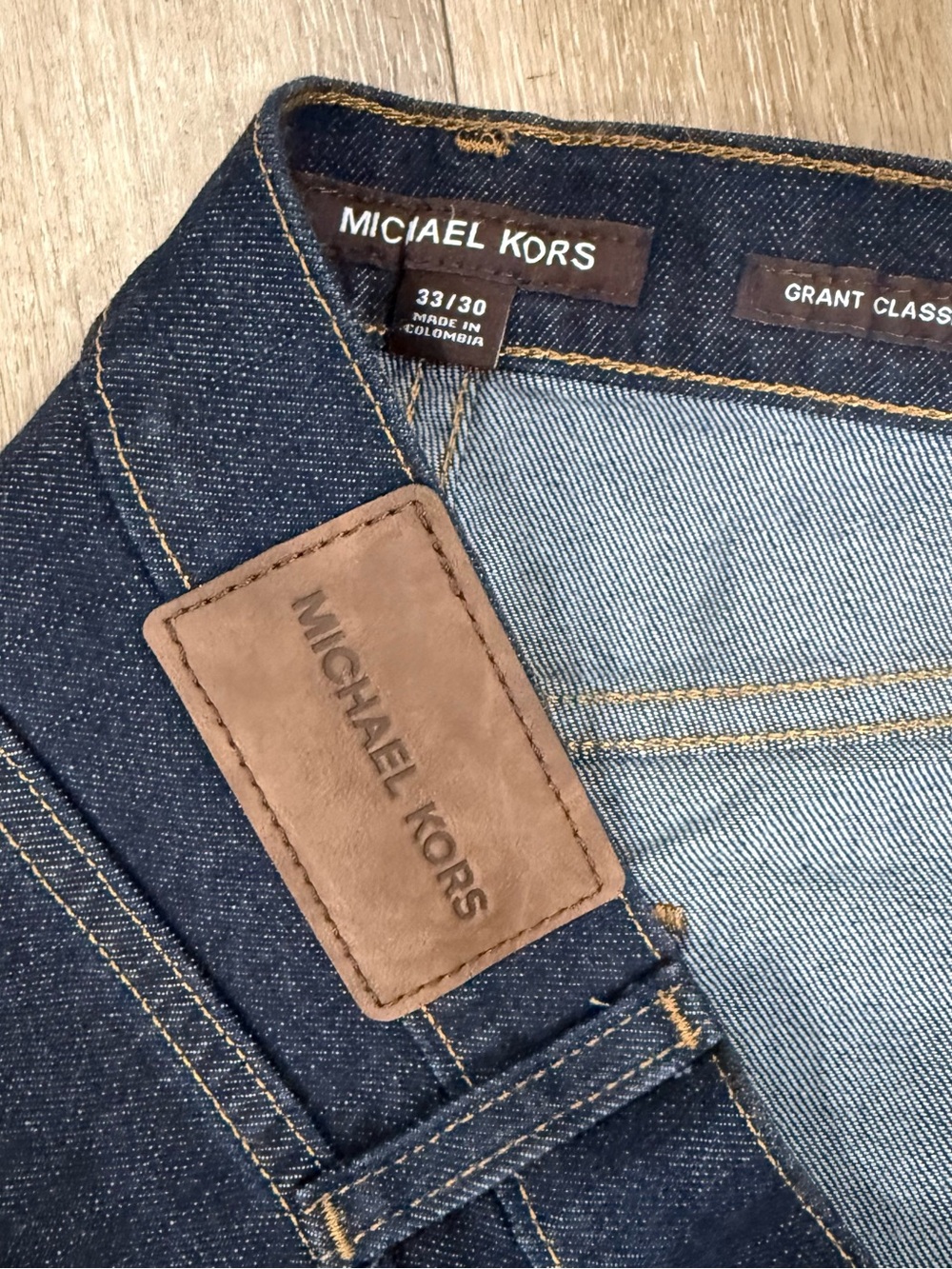 Michael Kors Men's Indigo Straight-Leg Jeans - Picture 3 of 6